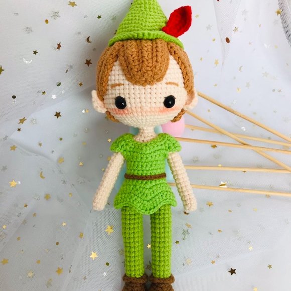 Sofiekreation Other - Peter Pan Dolls,Amigurumi Peter Pan doll.